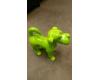 Decoratie beeld Hond groen